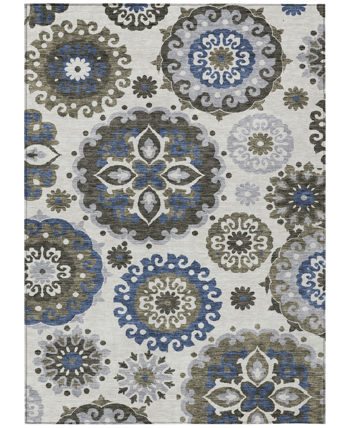 Addison Chantille Acn763 9'x12' Area Rug In Gray