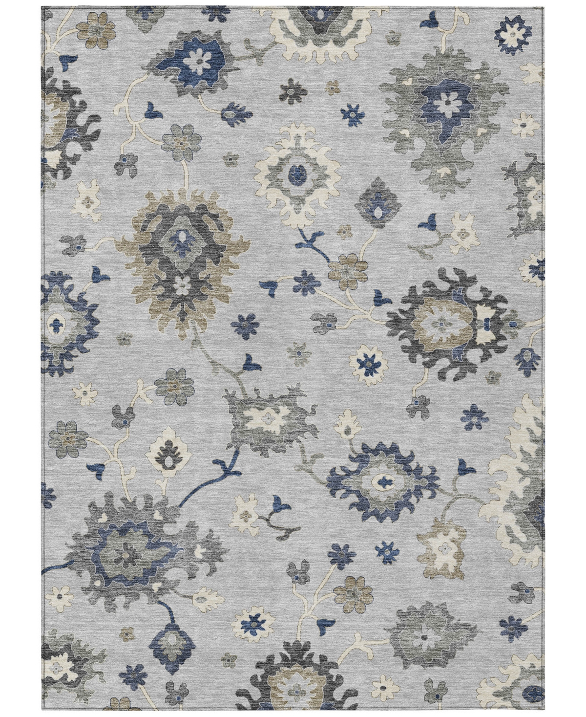 Addison Chantille Acn753 9'x12' Area Rug In Silver