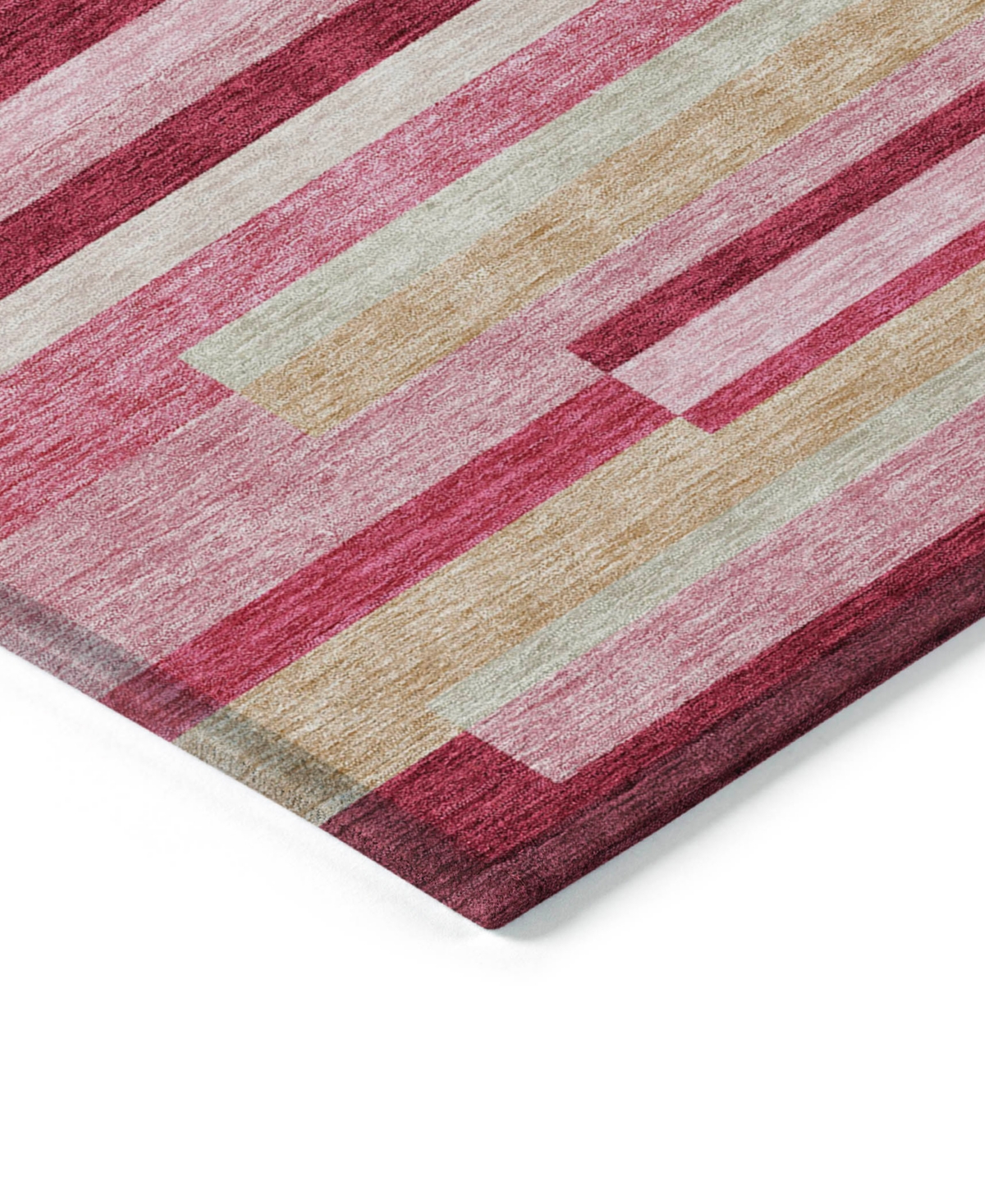Addison Chantille Acn766 8'x10' Area Rug In Rose