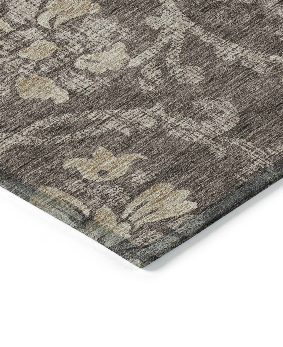 Addison Chantille Machine Washable Acn762 3'x5' Area Rug In Brown