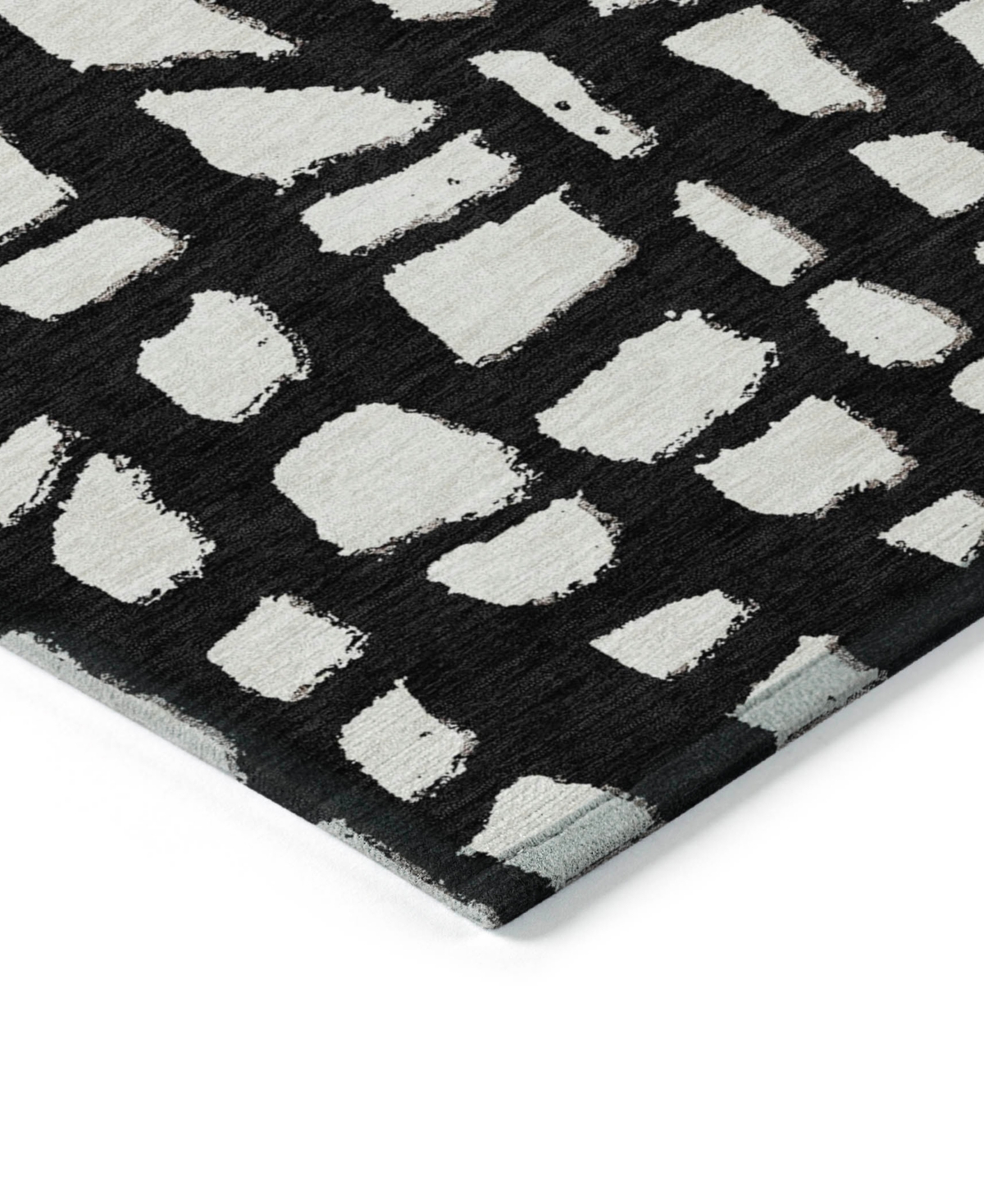 Addison Chantille Machine Washable Acn754 3'x5' Area Rug In Black