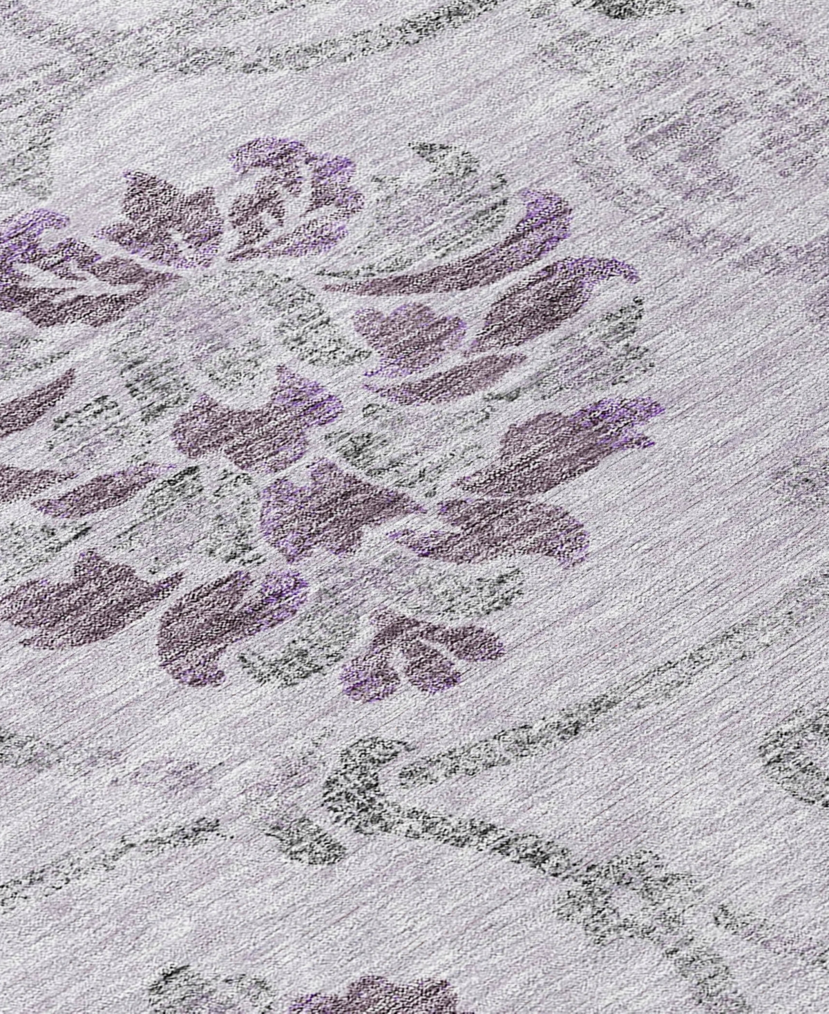 Addison Chantille Acn762 9'x12' Area Rug In Lavender