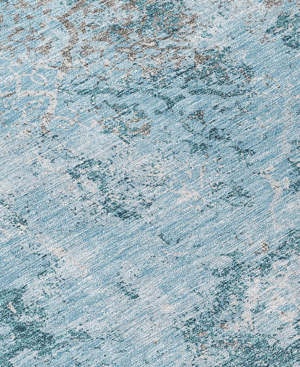 Addison Chantille Machine Washable Acn769 8'x10' Area Rug In Teal