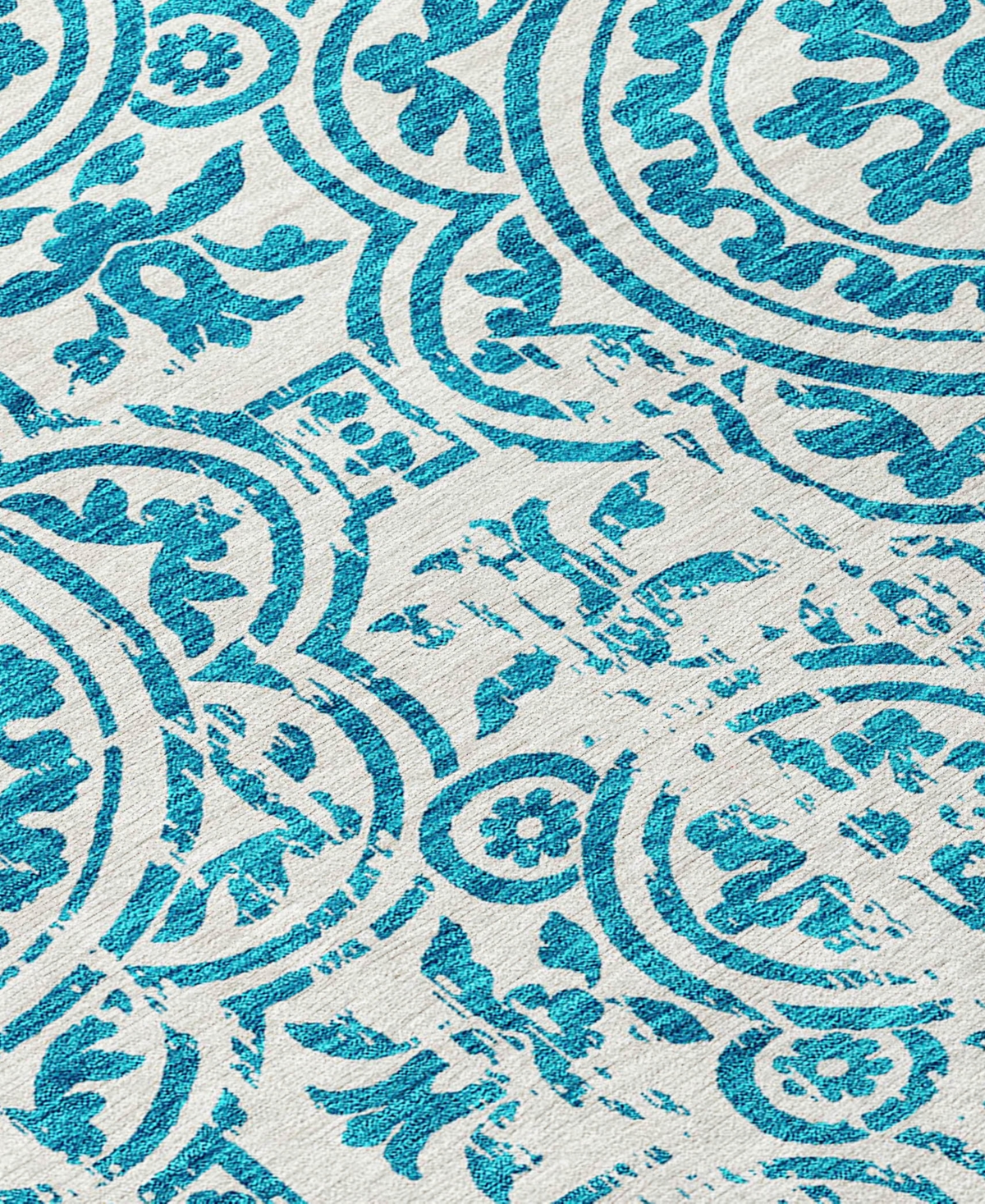 Addison Chantille Acn758 8'x10' Area Rug In Teal