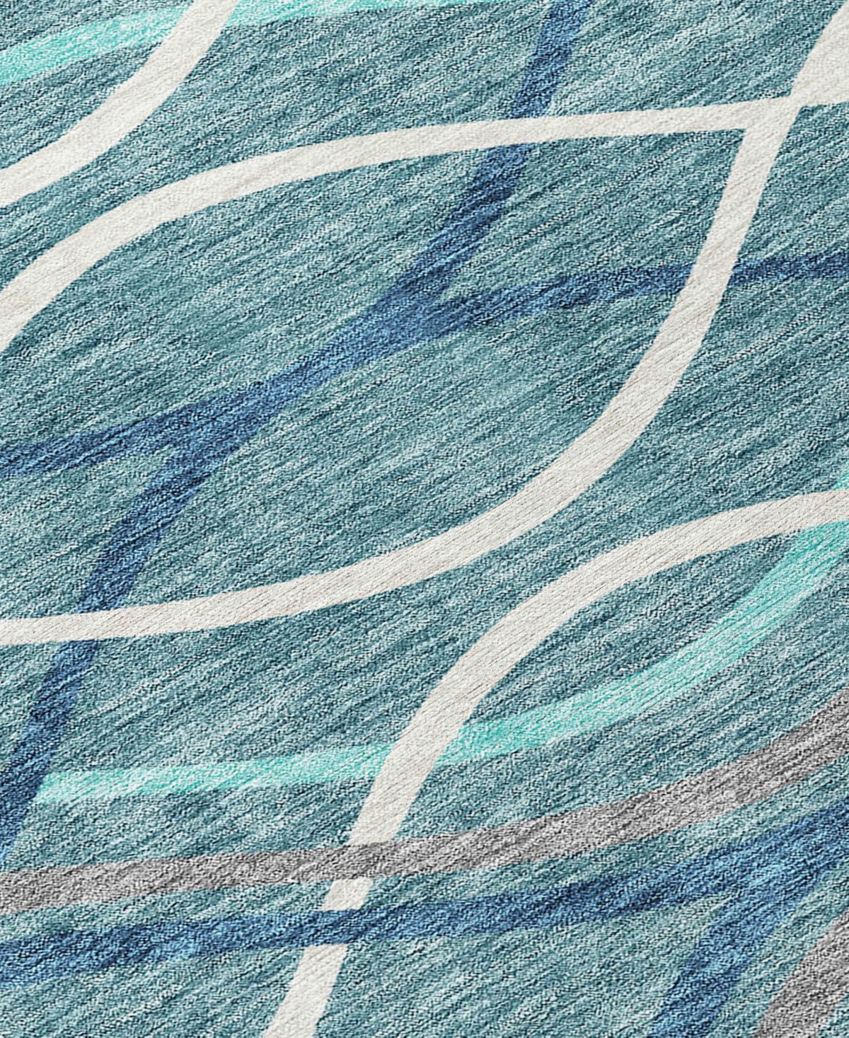 Addison Chantille Acn757 8'x10' Area Rug In Teal