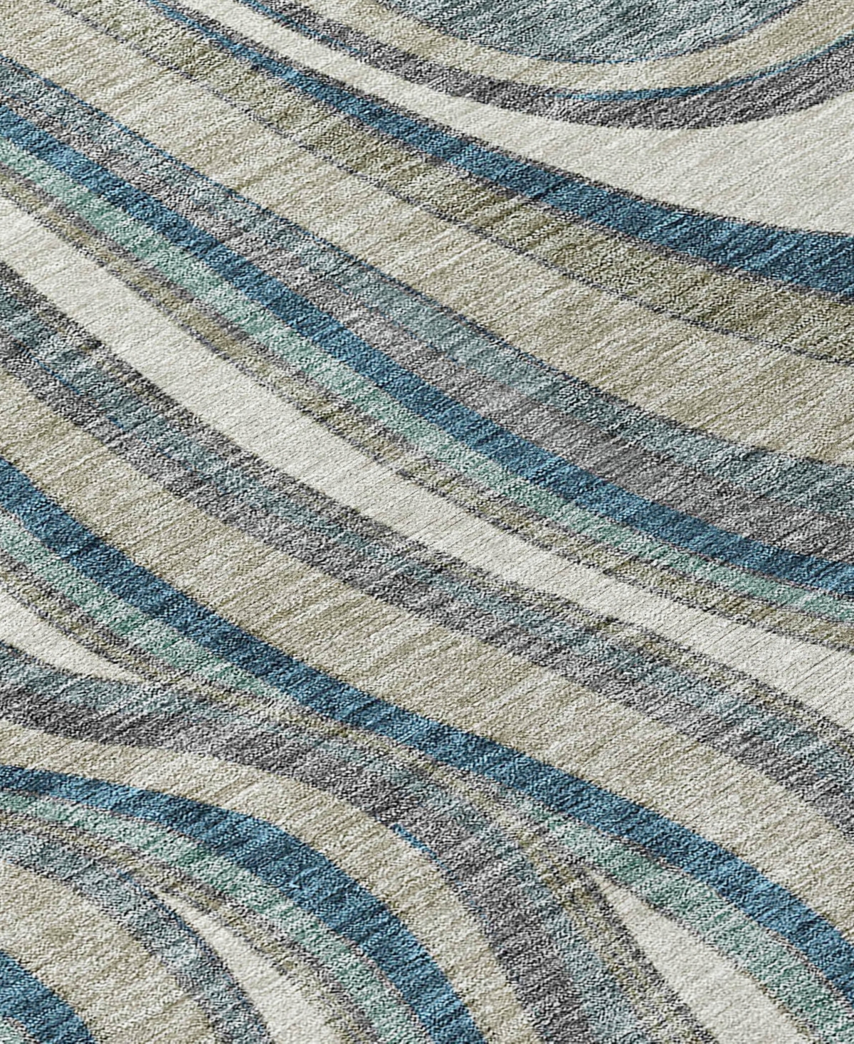 Addison Chantille Machine Washable Acn756 8'x10' Area Rug In Teal