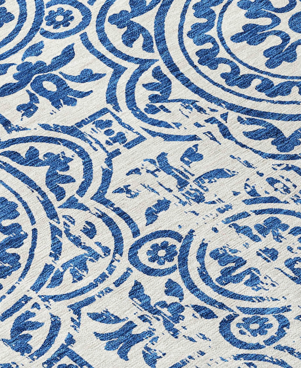 Addison Chantille Acn758 5'x7'6" Area Rug In Navy