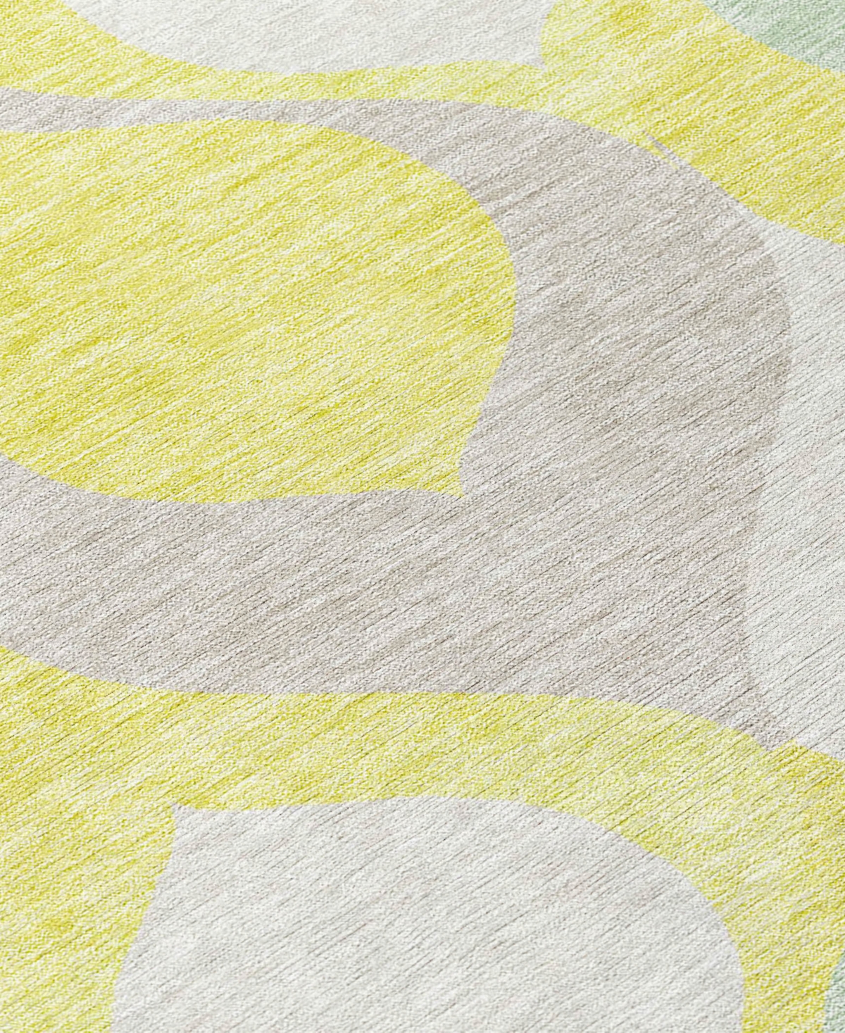 Addison Chantille Acn749 5'x7'6" Area Rug In Yellow