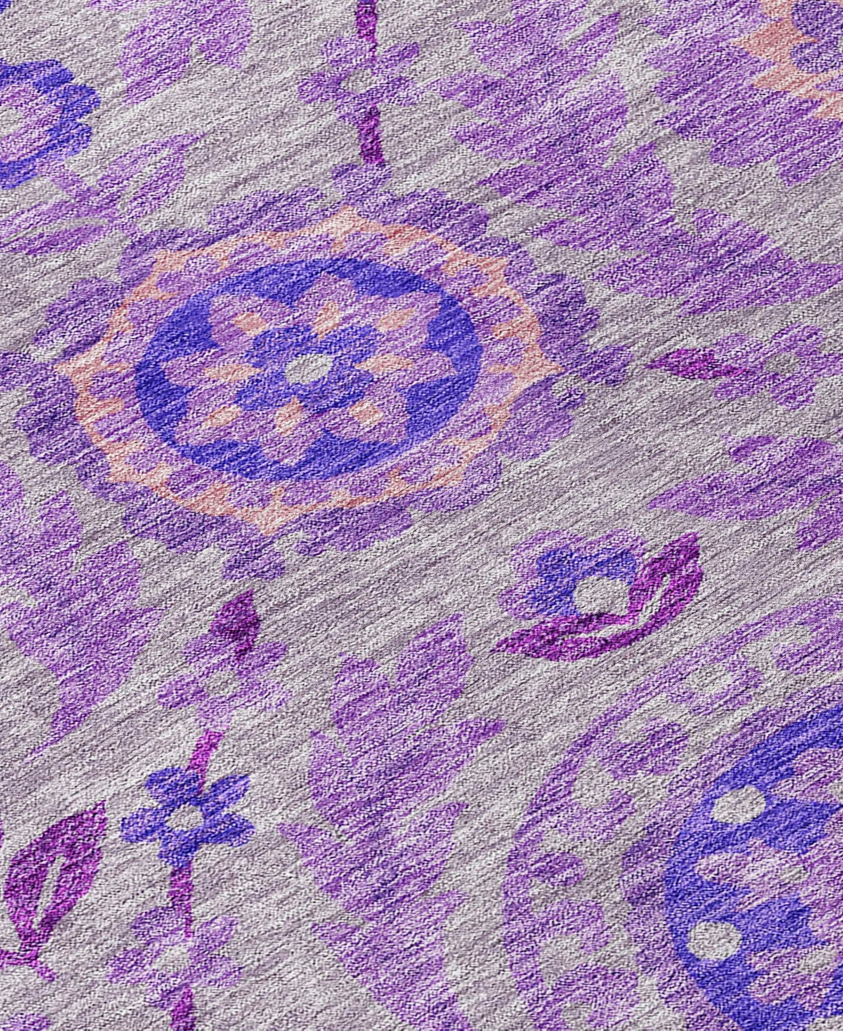 Addison Chantille Acn751 2'6"x3'10" Area Rug In Lavender