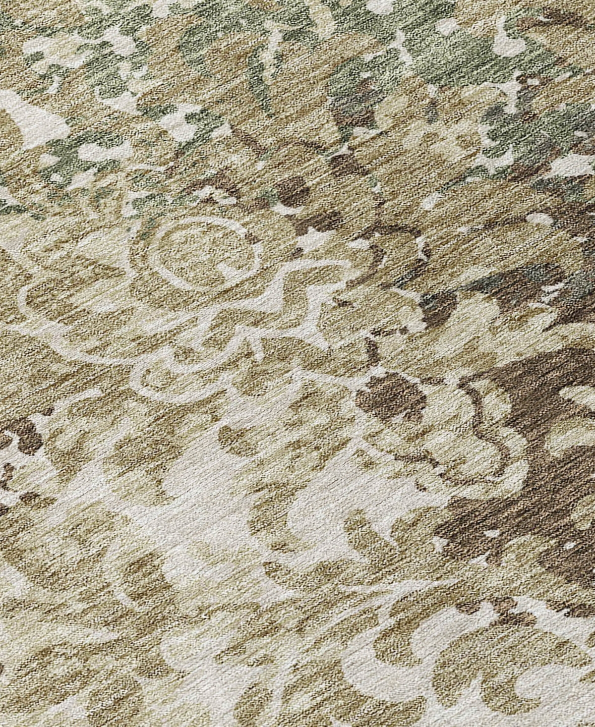 Addison Chantille Acn752 2'3"x7'6" Runner Area Rug In Beige