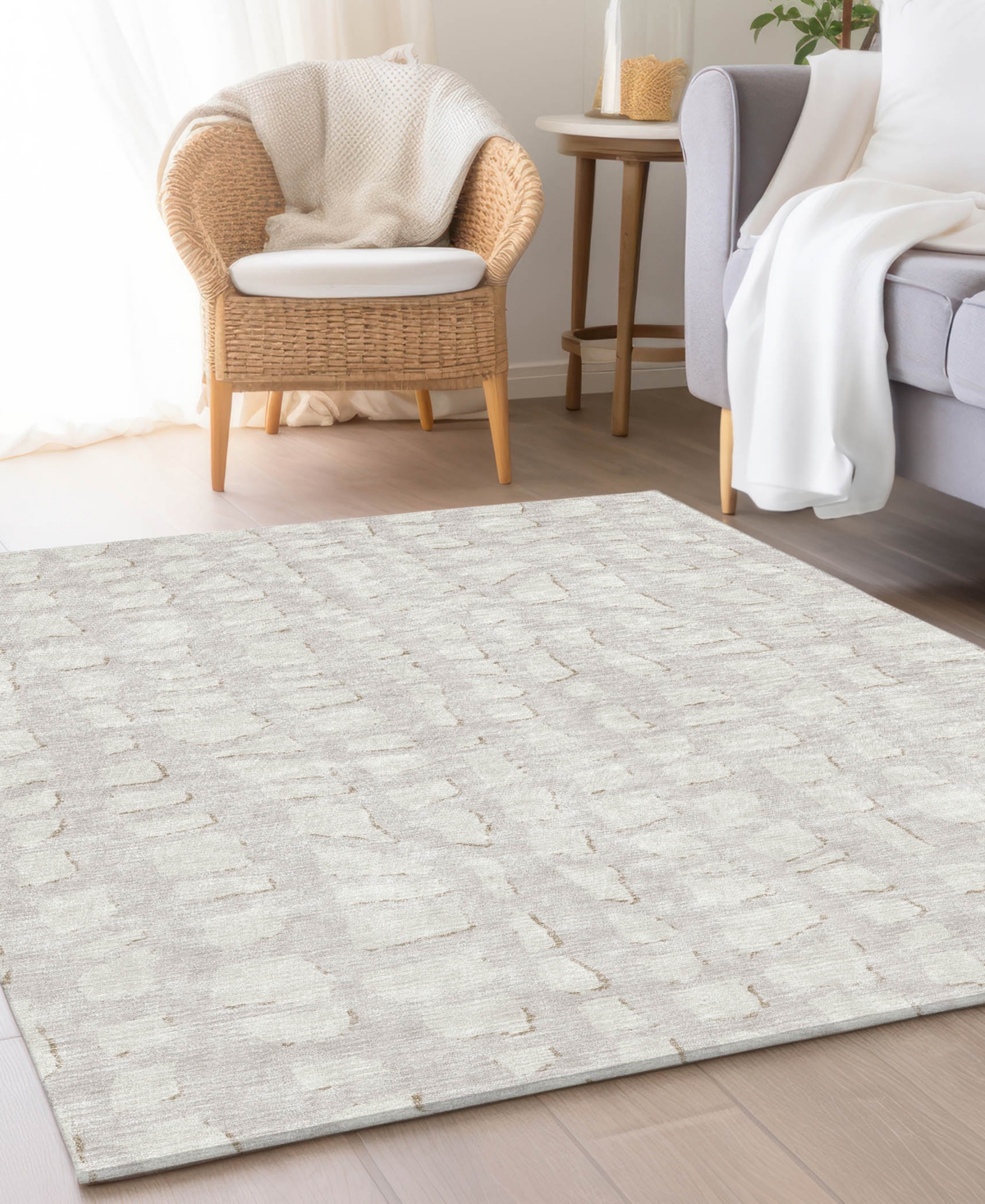 Addison Chantille Acn754 8'x10' Area Rug In Ivory