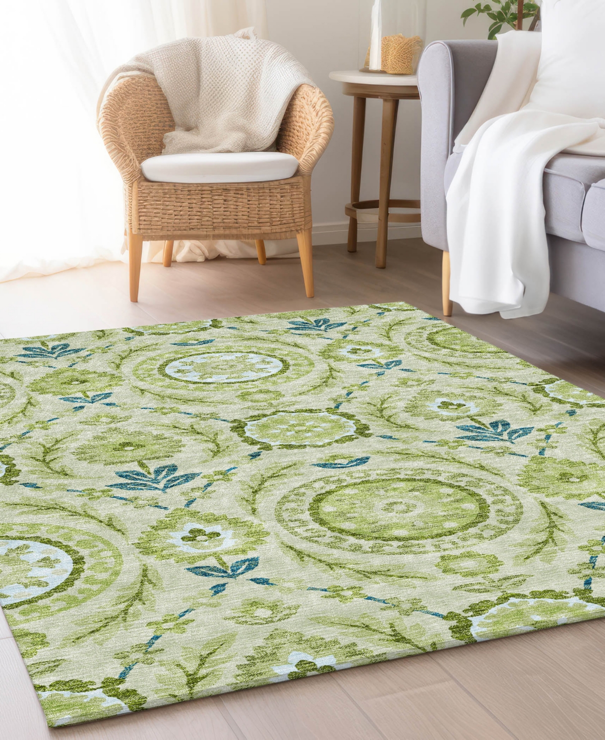 Shop Addison Chantille Acn751 3'x5' Area Rug In Sage