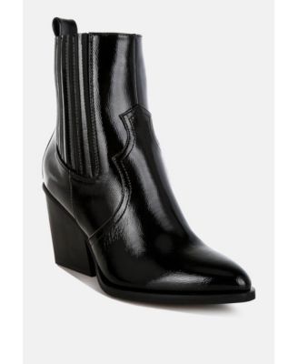 Womens Cornus Pointed Toe Ankle Boots