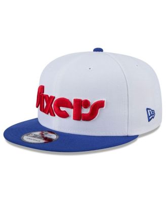 Men's White Philadelphia 76ers 2024/25 City Edition 9FIFTY Snapback Hat