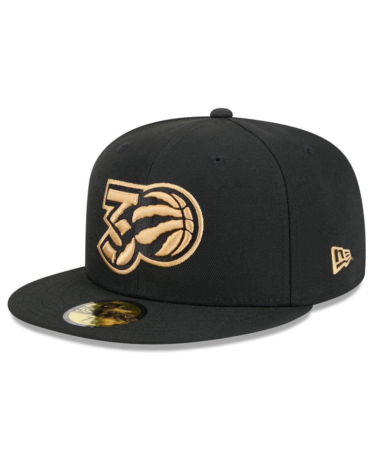 Shop New Era Men's Black Toronto Raptors 2024/25 City Edition Alternate 59fifty Fitted Hat