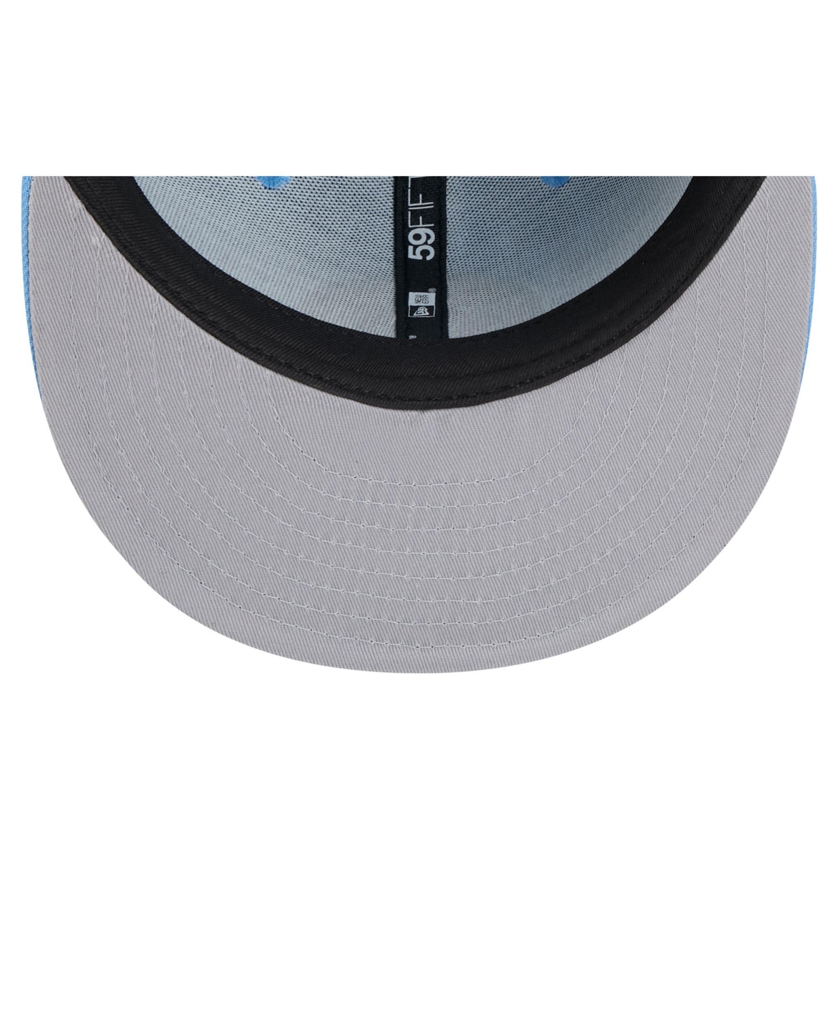 NEW ERA MEN'S LIGHT BLUE ATLANTA HAWKS 2024/25 CITY EDITION ALTERNATE 59FIFTY FITTED HAT 