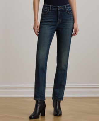 Lauren Ralph Lauren - Women's High-Rise Straight Ankle Jeans