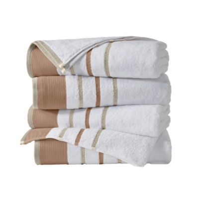 Luxurious Cotton Decorative 4-Piece Bath Towel Set, 54" x 27"