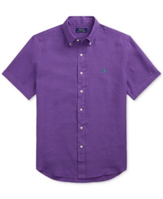 Men's Classic-Fit Linen Shirt