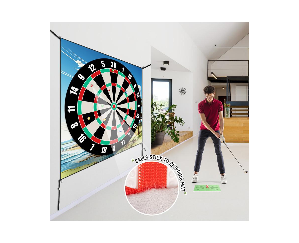 ropoda Golf Game,Golf Chipping Game, Giant with Chipping Mat, Golf Chipping Practice Mats, Stick and Chip Golf Game