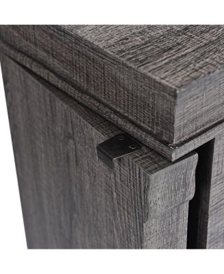 Standing Jewelry Cabinet Storage Organizer with Wooden Legs