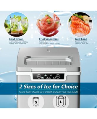 Ice Maker Machine Countertop 26Lbs/24H Portable