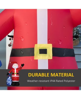 8' Inflatable Christmas Santa Claus with Gift Bag for Lawn Garden Party