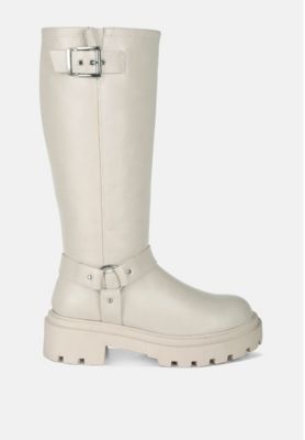 Womens Taimen Harnes Detail Long Boots