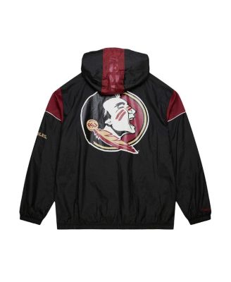 Men's Black Florida State Seminoles Team 3.0 Anorak Half-Zip Hoodie