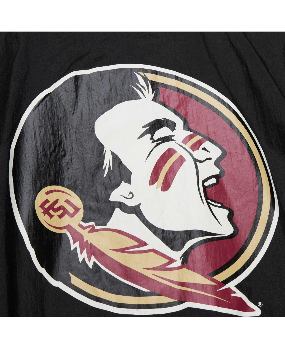 Mitchell & Ness Men's Black Florida State Seminoles Team 3.0 Anorak Half-zip Hoodie In Black