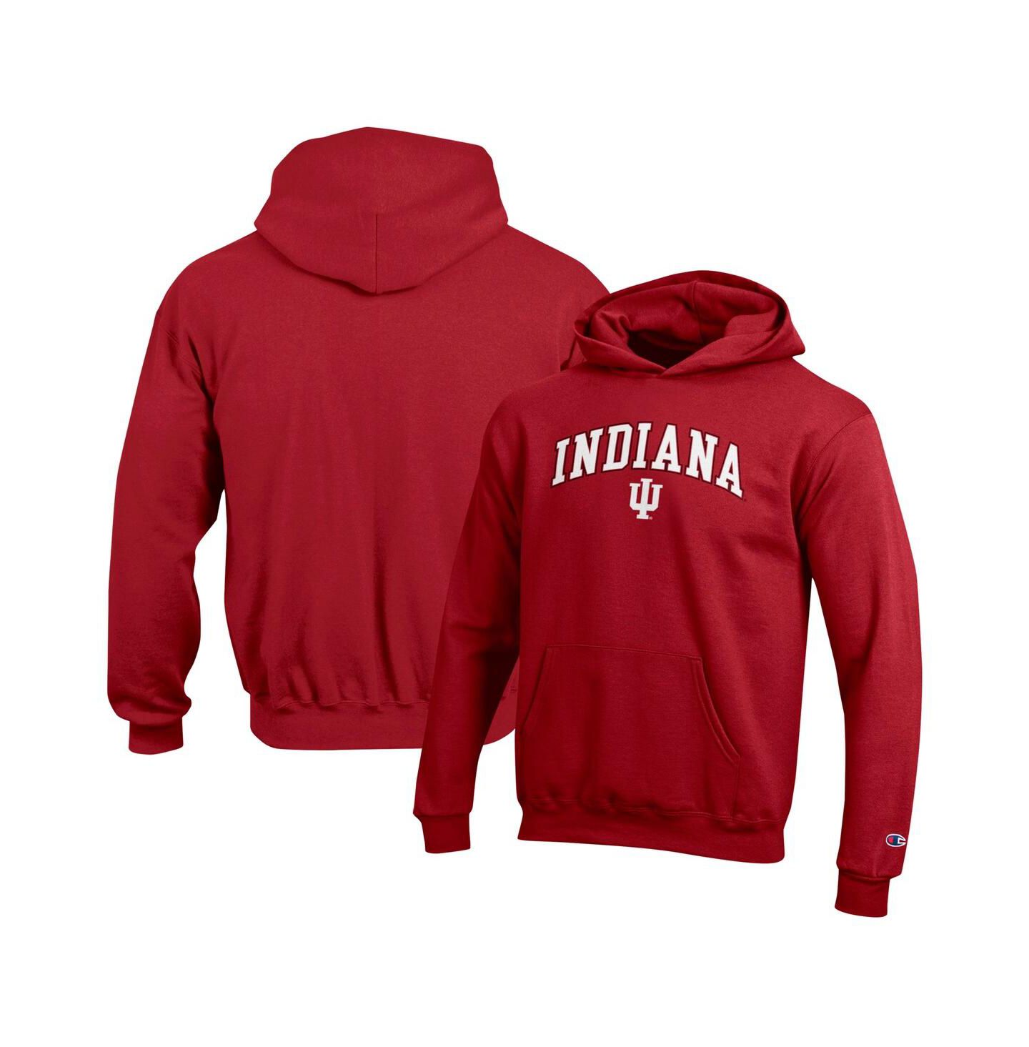 Детское худи Champion Crimson Indiana Hoosiers Campus Pullover — фото 1