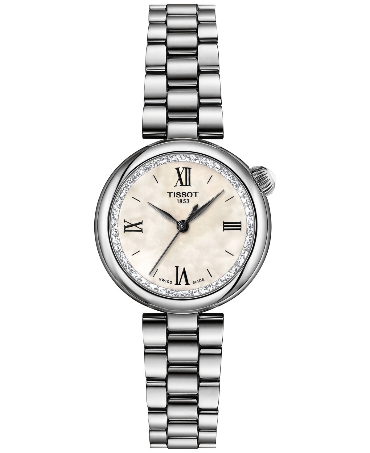TISSOT WOMEN'S SWISS DESIR STAINLESS STEEL BRACELET WATCH 28MM 