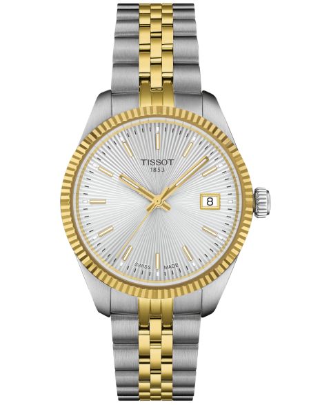 Женские часы Tissot Swiss Ballade Two-Tone Stainless Steel Bracelet Watch 34mm