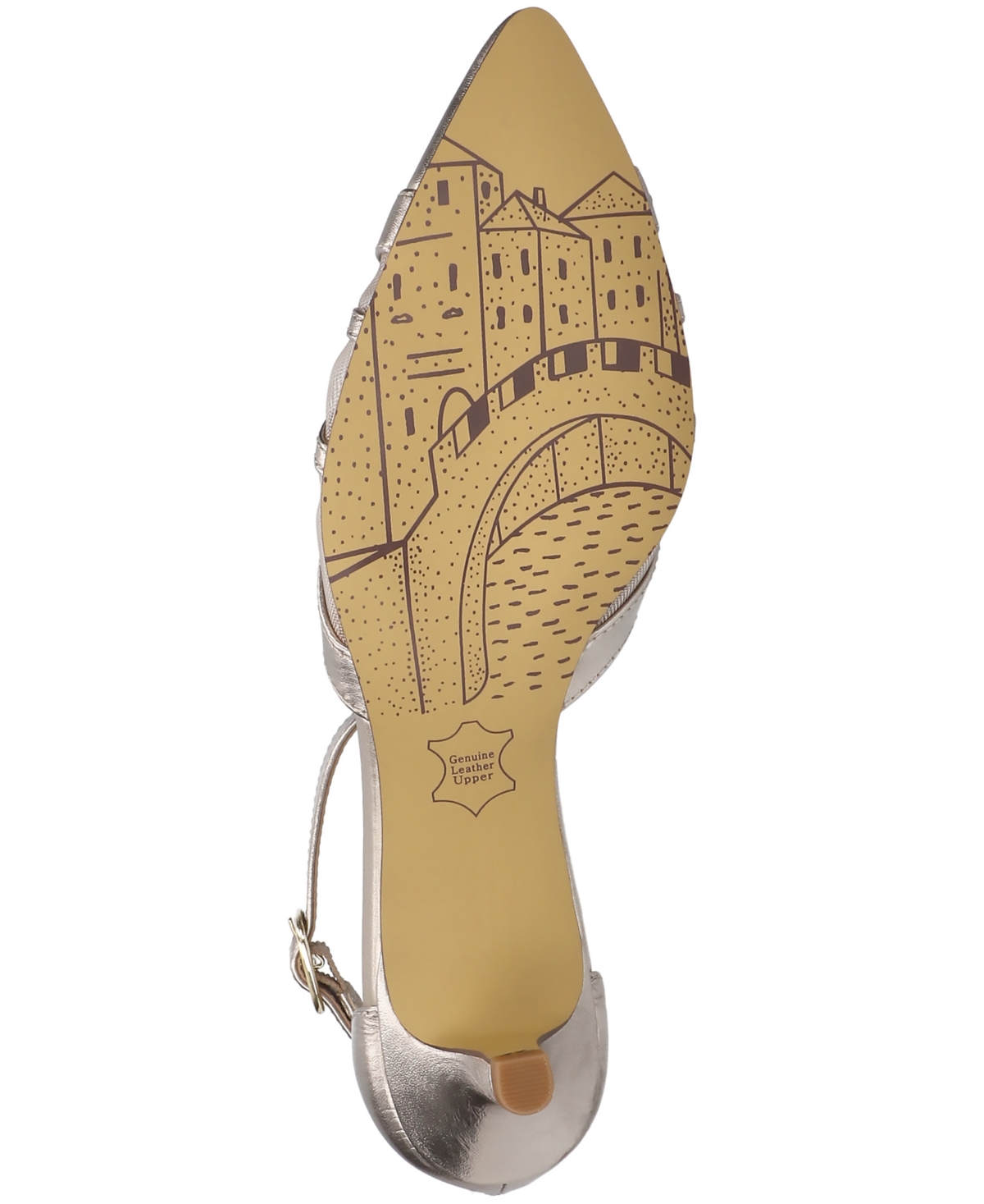 Shop Bella Vita Women's Malani Kitten Heel Pumps In Champagne Leather