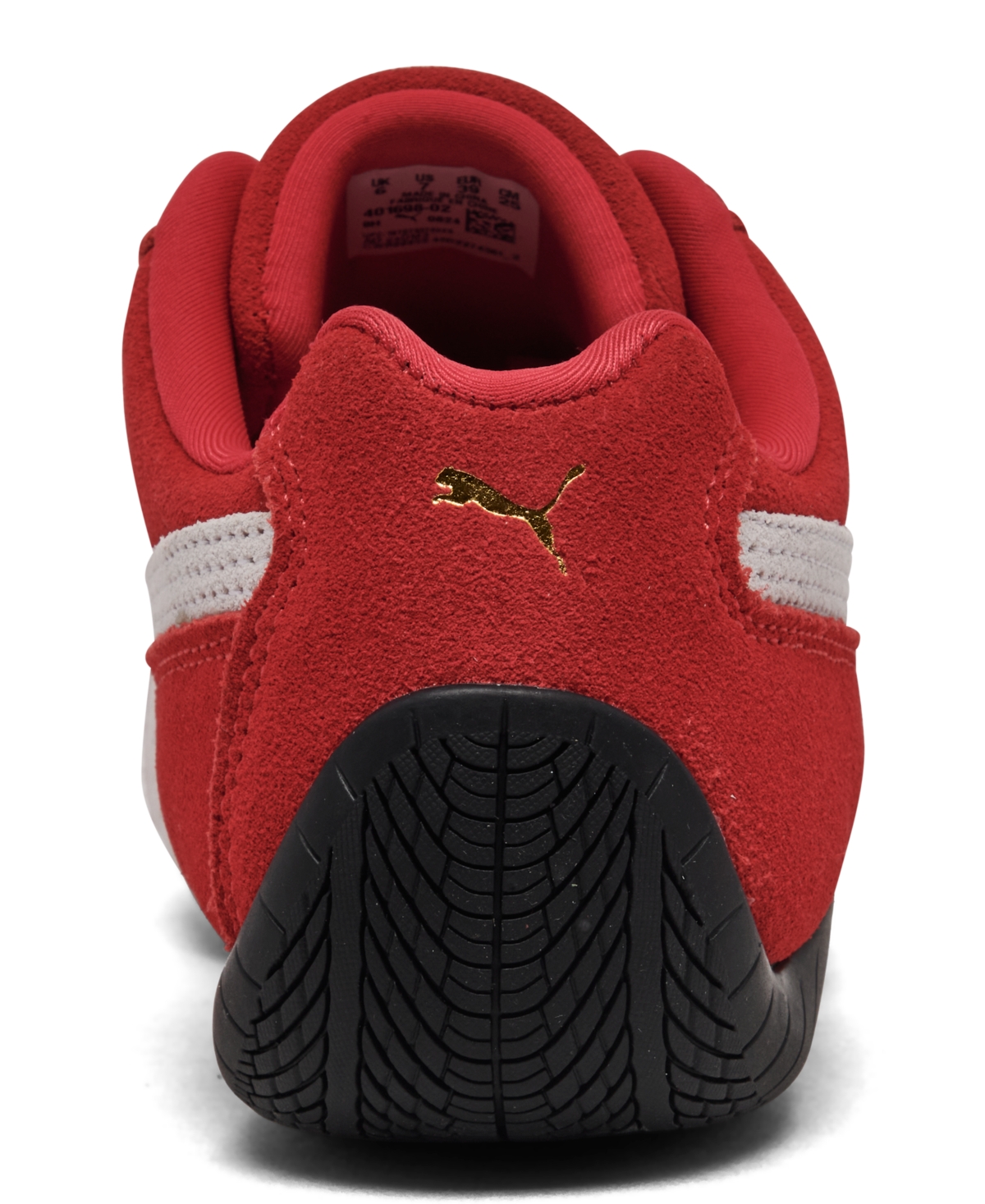 Puma Big Kids' Speed Cat Og Casual Sneakers From Finish Line In Red,white