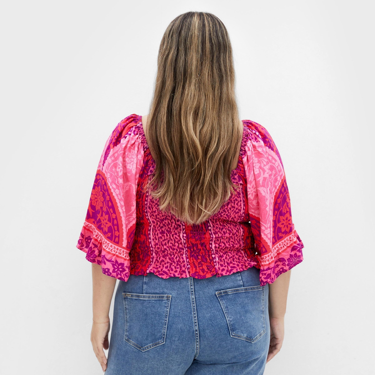 City Chic Plus Size Samara Print Top