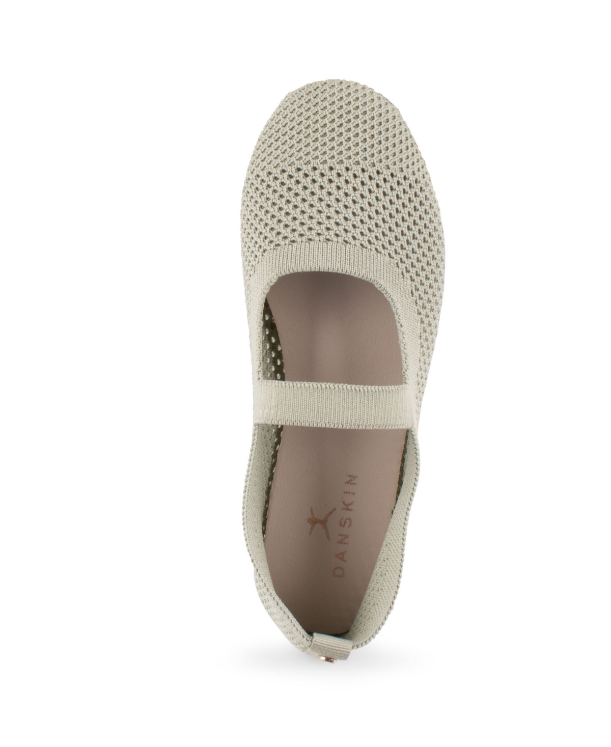 Danskin Women's Remarkable Slip-on Ballet Flats In Sage Green