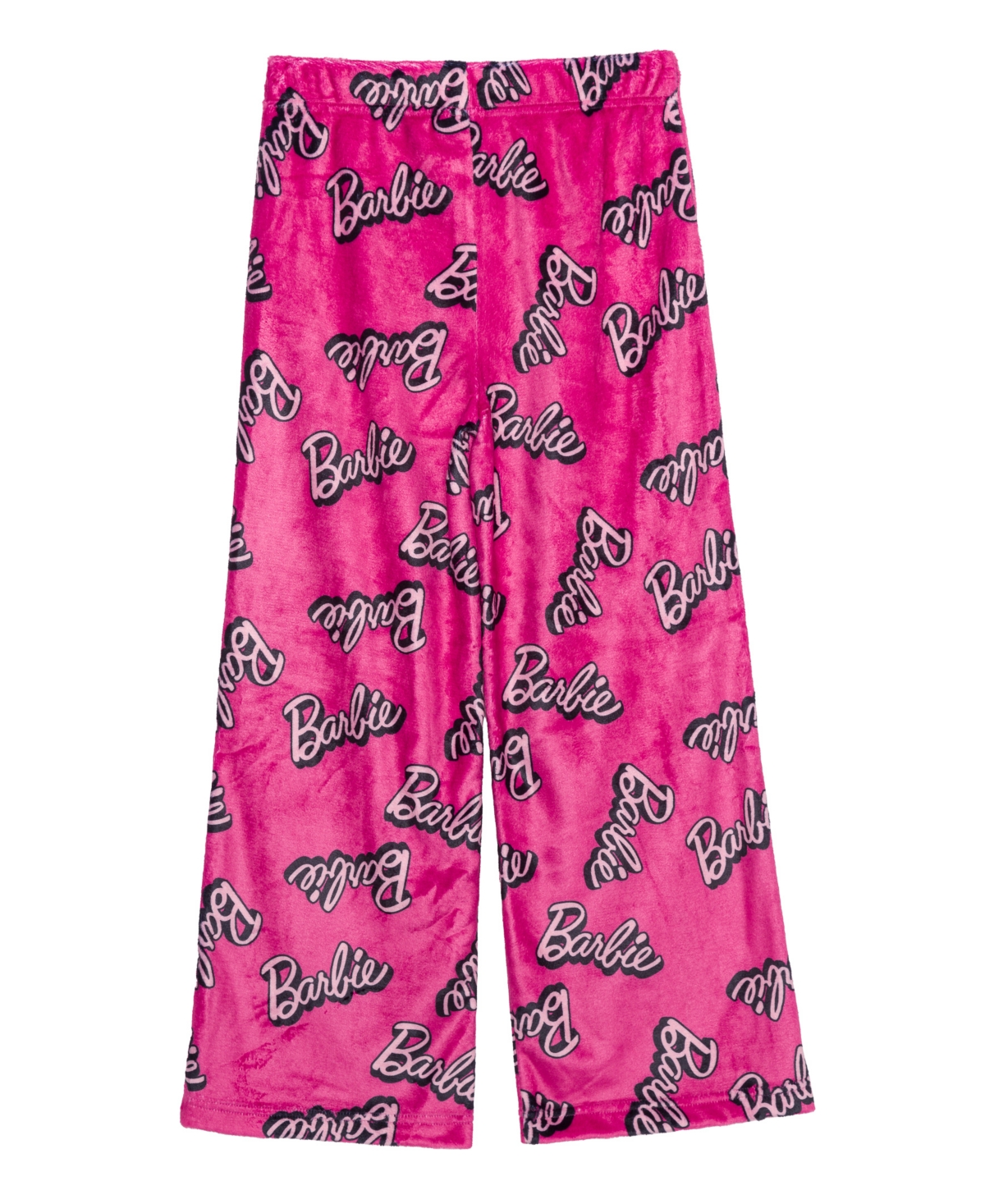 Shop Barbie Big Girls Logo Plush Lounge Pant In Pink