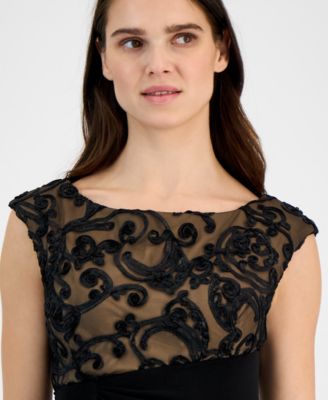 Petite Embroidered Gown