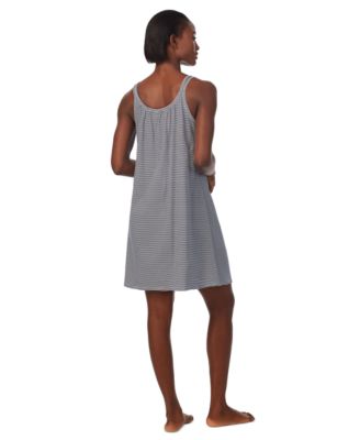 Plus Size Cotton Knit Double-Strap Nightgown