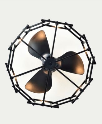 26.8" Hemming Indoor Ceiling Fan with Light Kit and Remote