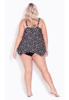 Women's Sharkbite Print Tankini