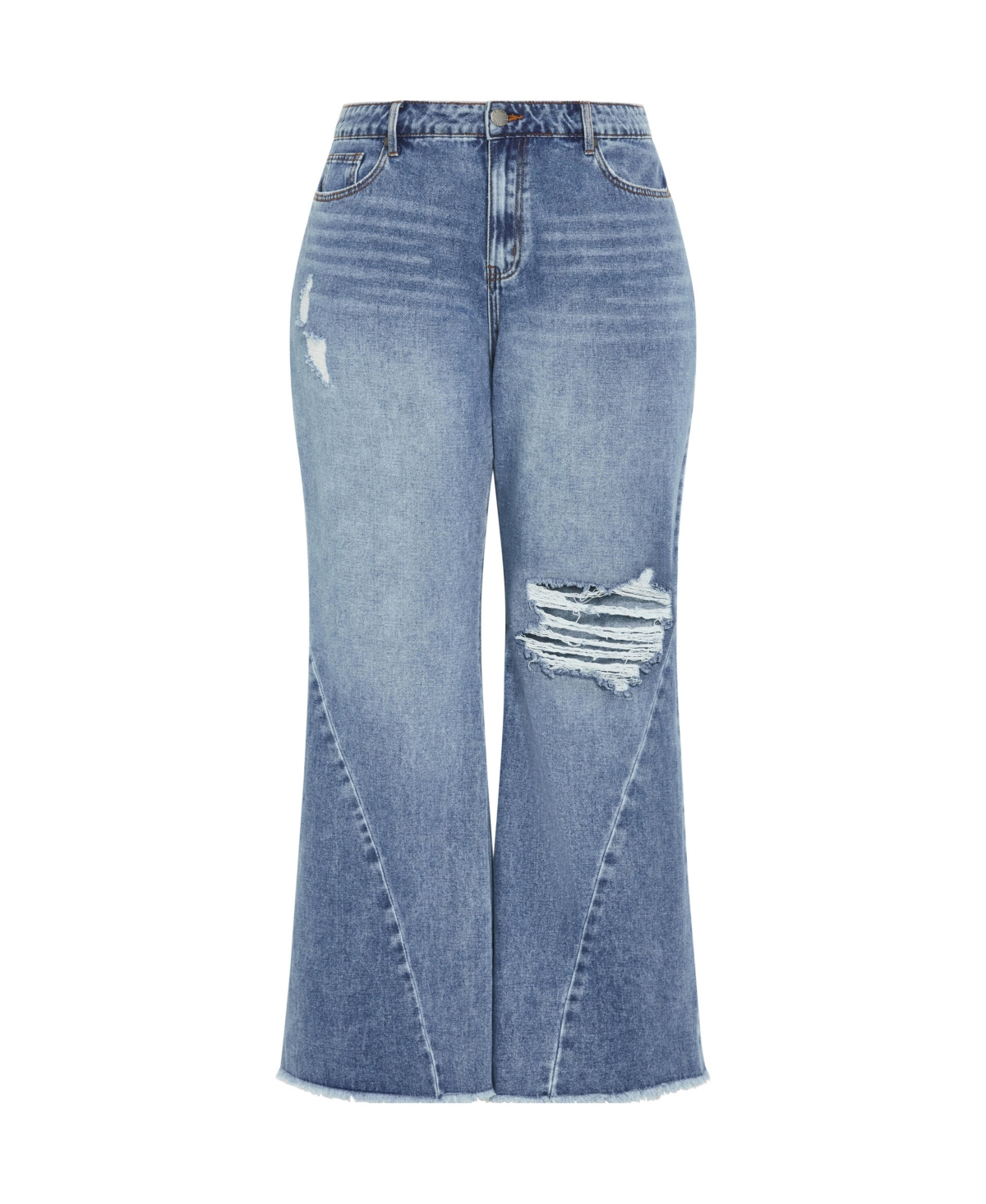 City Chic Plus Size Paloma Kick Flare Jean