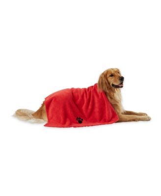 Pet Microfiber Towel Embroidered Paw Print