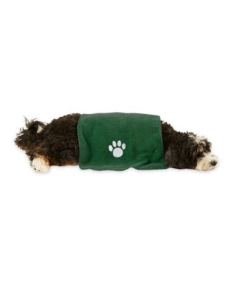 Microfiber Pet Towel Set 3 Piece Embroidered Paw Print