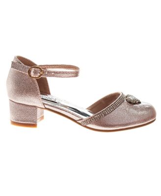 Little Girls Low Heeled Dress Shoes. (Little Kids/Big Kids)