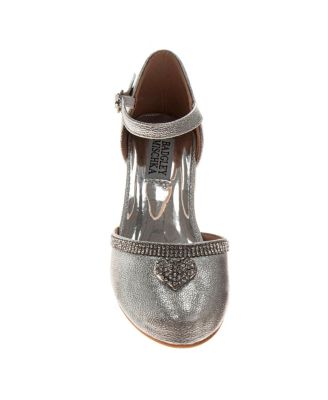 Little Girls Low Heeled Dress Shoes. (Little Kids/Big Kids)