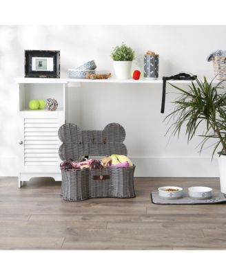 Bone Dry Pet Storage Basket Bone Shape