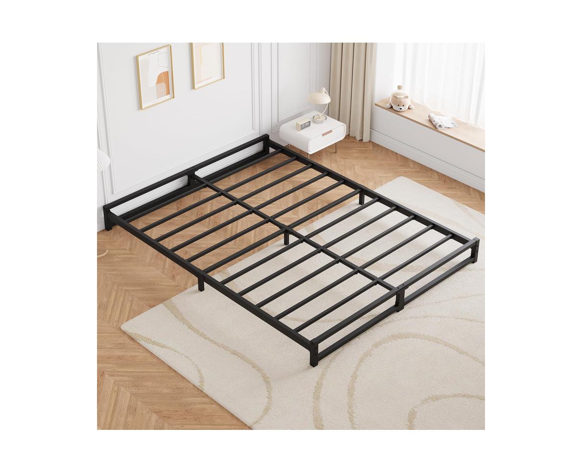 gaomon 6 Inch Bed, Metal Platform Bed Frame with Steel Slats Support, Mattress Foundation, Easy Assembly, No Box Spring Needed