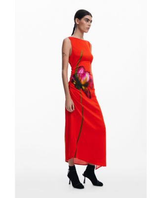 Women's Orchid asymmetrical dress